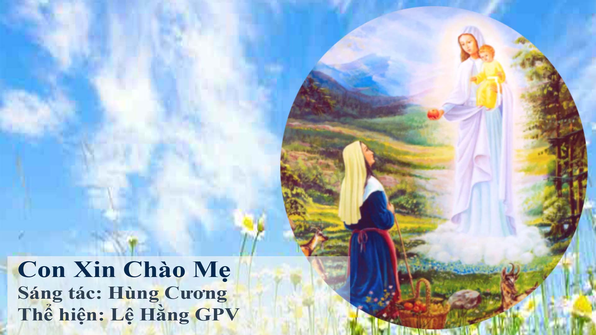 Con Xin Chào Mẹ – Nhạc và lời cùng file PDF