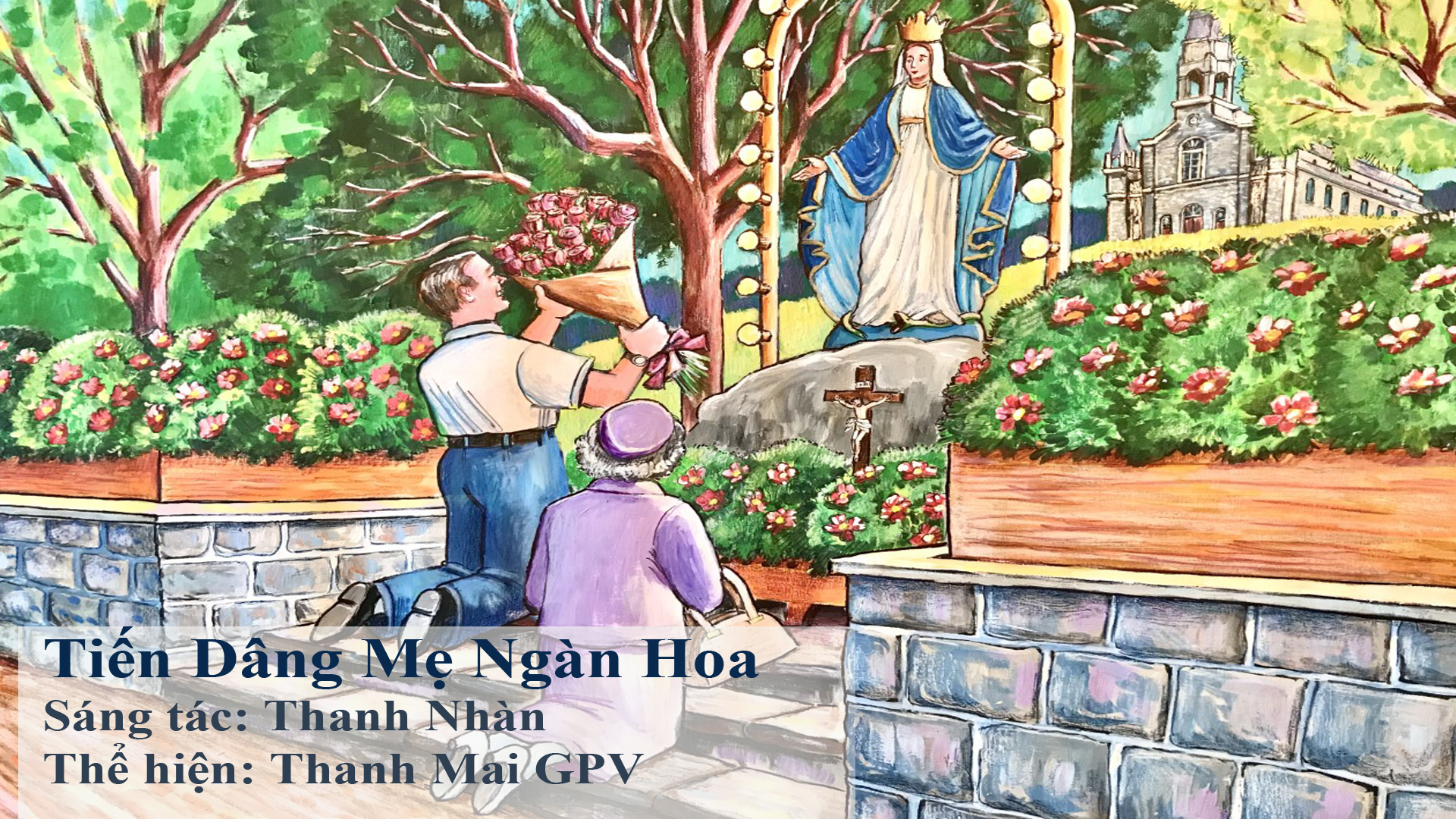Tiến Dâng Mẹ Ngàn Hoa – Nhạc và lời cùng file PDF
